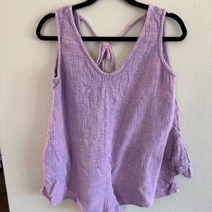 Pink Lily Lavender Jumpsuit